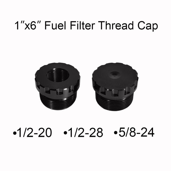 aluminum 2 pcs fuel filter solvent trap cap 1/2-20 thread end caps 1/2-28 5/8-24 fit 1"x6" filters for napa 4003 wix 24003
aluminum 2 pcs fuel filter solvent trap cap 1/2-20 thread end caps 1/2-28 5/8-24 fit 1"x6" filters for napa 4003 wix 24003