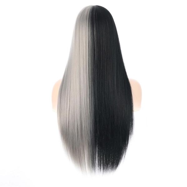 synthetic wigs long straight with bangs for black white women half part party cosplay girs lolita heat resistant wig
synthetic wigs long straight with bangs for black white women half part party cosplay girs lolita heat resistant wig