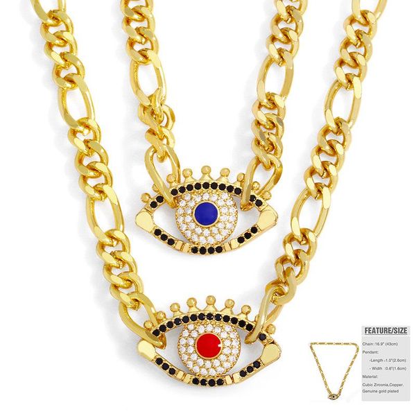 chains metal evil eye zircon short necklace female turkish vintage punk bohemian hip hop chain clavicle fashion jewelry gift, Silver
chains metal evil eye zircon short necklace female turkish vintage punk bohemian hip hop chain clavicle fashion jewelry gift, Silver