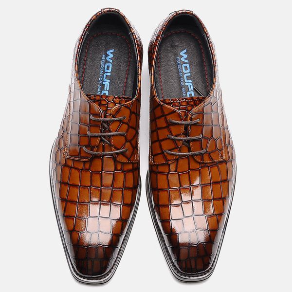 Oxford Mens Dress Shoes Formal Business Lace-up Genuine Leather Minimalist Wedding Office Brogue Shoes For Men Black Brown
Oxford Mens Dress Shoes Formal Business Lace-up Genuine Leather Minimalist Wedding Office Brogue Shoes For Men Black Brown