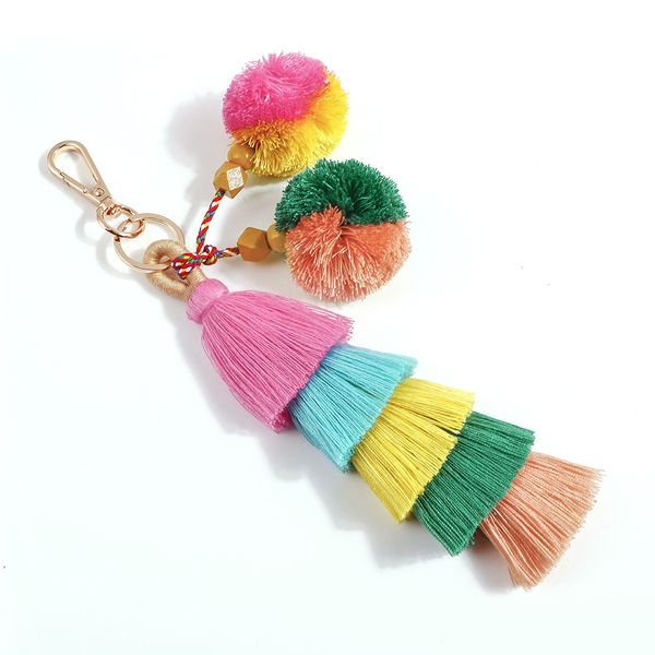 kimter fashion candy color pompoms tassel keychain fur ball key chain pompom fluffy bag accessories keyring a121z, Silver
kimter fashion candy color pompoms tassel keychain fur ball key chain pompom fluffy bag accessories keyring a121z, Silver