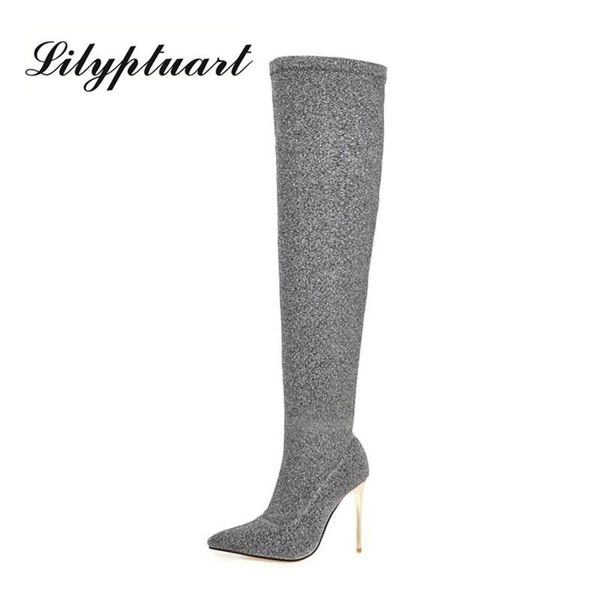 boots 2021 autumn and winter foreign trade stiletto super high heel large size leopard print over the knee women's, Black
boots 2021 autumn and winter foreign trade stiletto super high heel large size leopard print over the knee women's, Black