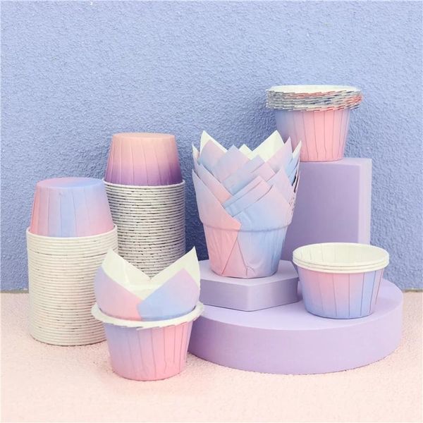 other festive & party supplies 50pcs/set gradient color cake cup round shaped muffin cupcake molds kitchen cooking bakeware maker diy decora
other festive & party supplies 50pcs/set gradient color cake cup round shaped muffin cupcake molds kitchen cooking bakeware maker diy decora