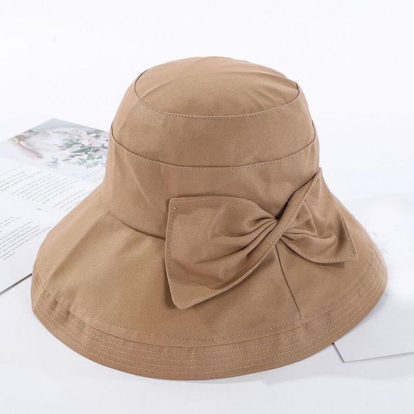 fashion bow cloth wide brim sun fisherman hats summer female hat travel foldable solid bucket anti-uv beach, Blue;gray
fashion bow cloth wide brim sun fisherman hats summer female hat travel foldable solid bucket anti-uv beach, Blue;gray
