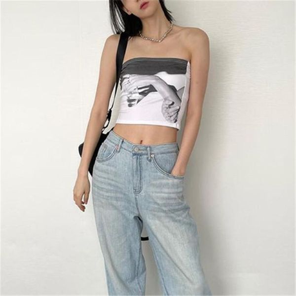 bustiers & corsets women summer tube casual tank crop white printed shoulder sleeveless backless simply basic strapless, Black;white
bustiers & corsets women summer tube casual tank crop white printed shoulder sleeveless backless simply basic strapless, Black;white