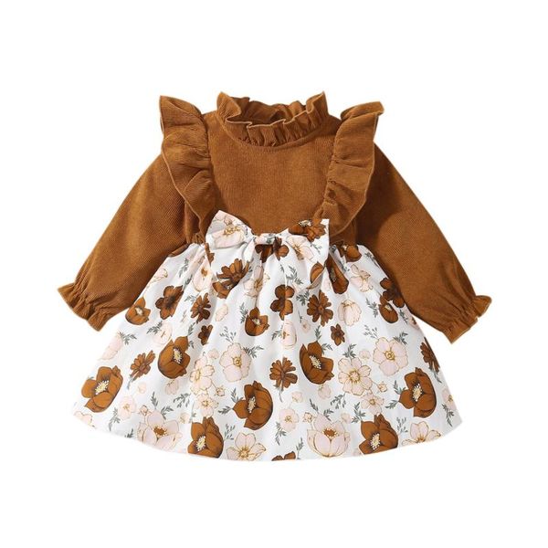 girl's dresses 0-24m lovely baby girls autumn dress flowers printed ruffles collar long sleeve a-line knee length, Red;yellow
girl's dresses 0-24m lovely baby girls autumn dress flowers printed ruffles collar long sleeve a-line knee length, Red;yellow