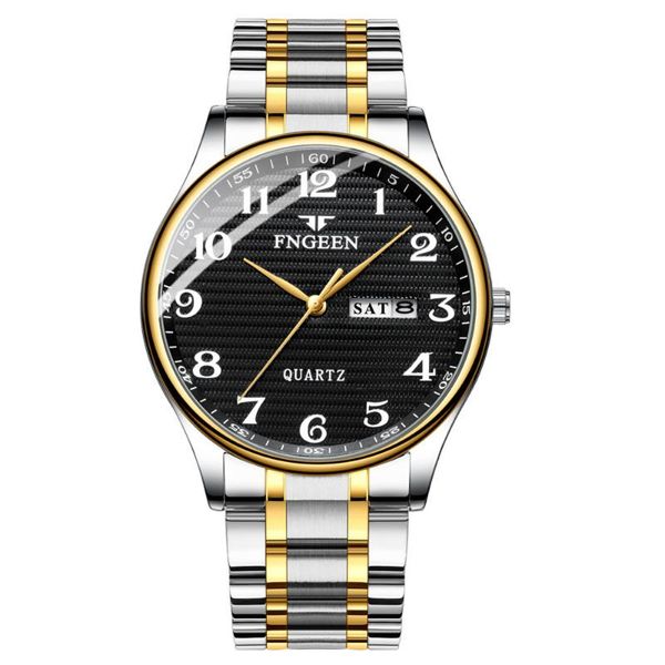 wristwatches men watches 2021 fngeen brand stylish simple quartz man watch two-tone black clock date hodinky relogio masculino, Slivery;brown
wristwatches men watches 2021 fngeen brand stylish simple quartz man watch two-tone black clock date hodinky relogio masculino, Slivery;brown