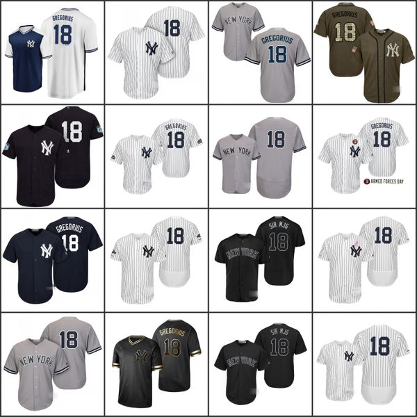 new york yankees men 18 didi gregorius women youth jersey, Black;red 
new york yankees men 18 didi gregorius women youth jersey, Black;red
