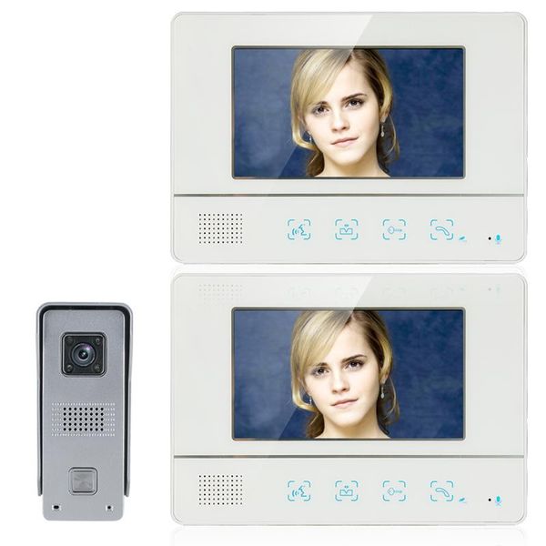 inch tft touch screen video deurtelefoon deurbel intercom kit 1-camera 2-monitor nachtzicht door phones
inch tft touch screen video deurtelefoon deurbel intercom kit 1-camera 2-monitor nachtzicht door phones