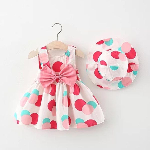 girl's dresses summer baby girl dress dot print princess party with hat 2pcs clothes suits children outfits infant born, Red;yellow
girl's dresses summer baby girl dress dot print princess party with hat 2pcs clothes suits children outfits infant born, Red;yellow