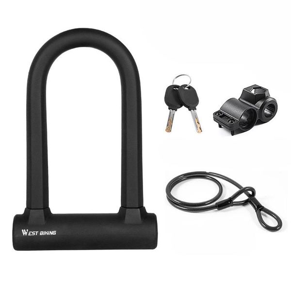 bike locks u lock heavy duty security wheel anti-theft with 17mm u-lock shackle mount holder 4ft steel cable
bike locks u lock heavy duty security wheel anti-theft with 17mm u-lock shackle mount holder 4ft steel cable