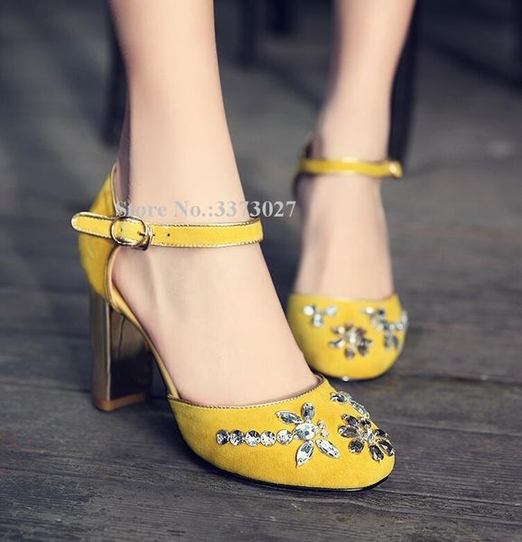 velvet yellow blue chunky heel woman sandals fashion crystal thick female cllub party show shoes dropship, Black
velvet yellow blue chunky heel woman sandals fashion crystal thick female cllub party show shoes dropship, Black