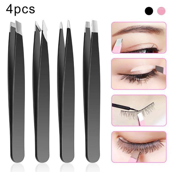 4pcs eyebrow tweezers stainless steel face hair removal eye brow trimmer eyelash clip cosmetic beauty makeup tools & stencils1
4pcs eyebrow tweezers stainless steel face hair removal eye brow trimmer eyelash clip cosmetic beauty makeup tools & stencils1