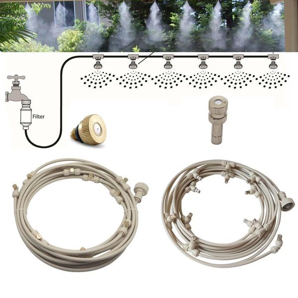 6/9/12/15/18m cooling water fog sprayer system garden nebulizer outdoor misting kit for greenhouse watering equipments
6/9/12/15/18m cooling water fog sprayer system garden nebulizer outdoor misting kit for greenhouse watering equipments