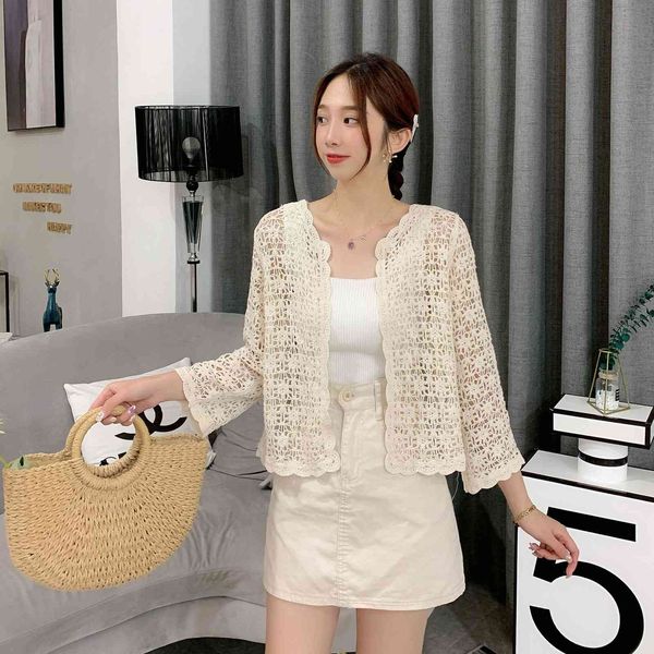 women's luxury jacket mini cardigan women's 2021 summer thin coat air conditioning shirt strap with hollowed out knitwear holiday, Black;brown
women's luxury jacket mini cardigan women's 2021 summer thin coat air conditioning shirt strap with hollowed out knitwear holiday, Black;brown