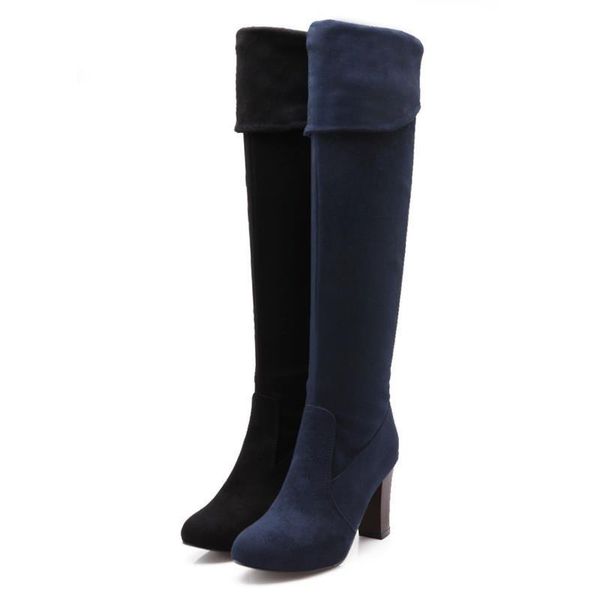 boots blxqpyt 2021 arrive winter round toe thick high heels over the knee zipper black blue plus size women shoes
boots blxqpyt 2021 arrive winter round toe thick high heels over the knee zipper black blue plus size women shoes