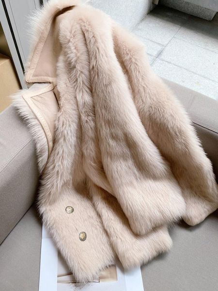 women's fur & faux viki2021 winter tuscany one-piece coat leather medium length lamb grass, Black
women's fur & faux viki2021 winter tuscany one-piece coat leather medium length lamb grass, Black