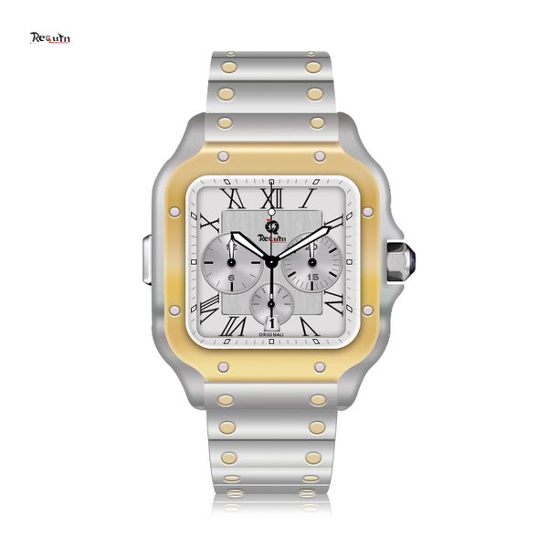 men's luxury automatic mechanical watch 100xl requin santo gold silver stainless steel case full working calendar dial sapphire waterpr, Slivery;brown
men's luxury automatic mechanical watch 100xl requin santo gold silver stainless steel case full working calendar dial sapphire waterpr, Slivery;brown