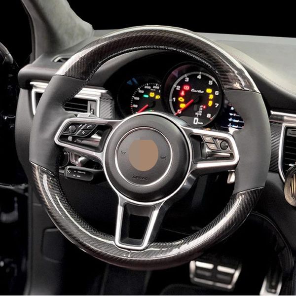 steering wheel covers diy black carbon fiber hand-stitched wear-resistant non-slip car cover for macan 2021-2021
steering wheel covers diy black carbon fiber hand-stitched wear-resistant non-slip car cover for macan 2021-2021