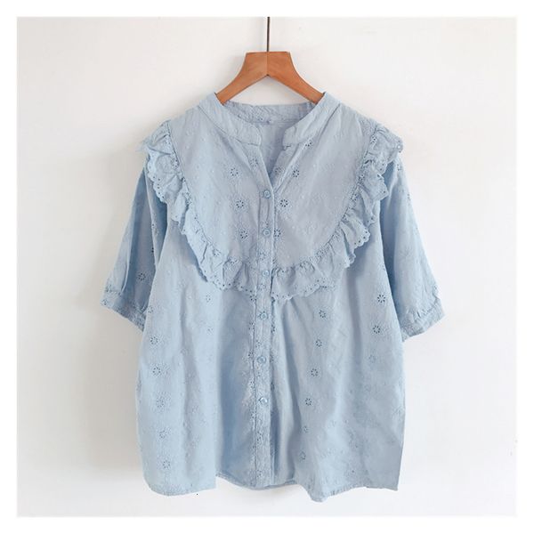 women's blouses & shirts lamtrip retro embroidery ruffles v-neck short sleeve shirt 2021 summer qqiu, White
women's blouses & shirts lamtrip retro embroidery ruffles v-neck short sleeve shirt 2021 summer qqiu, White