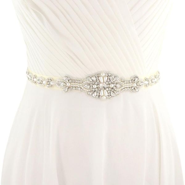 wedding sashes s388 bridal accessories belt luxury dress belts rhinestone sparkly silver pearl for women evening party prom, White
wedding sashes s388 bridal accessories belt luxury dress belts rhinestone sparkly silver pearl for women evening party prom, White