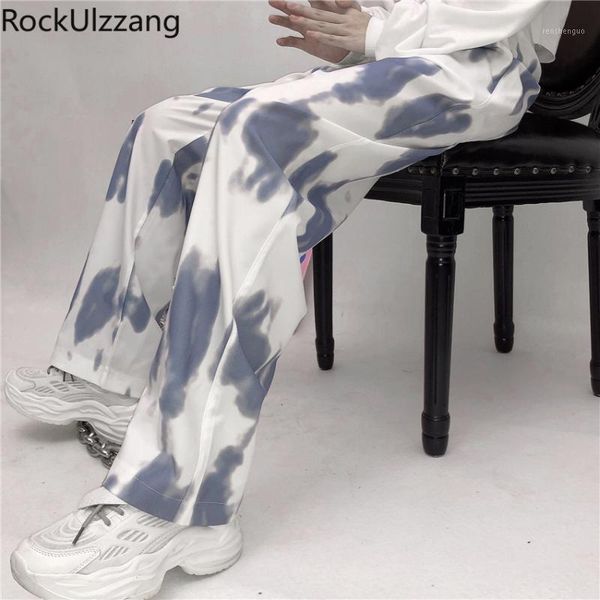 button zipper up high waist loose straight tie dye pant women trouser fashion streetwear summer korean aesthetic colorblock slim women', Black;white
button zipper up high waist loose straight tie dye pant women trouser fashion streetwear summer korean aesthetic colorblock slim women', Black;white