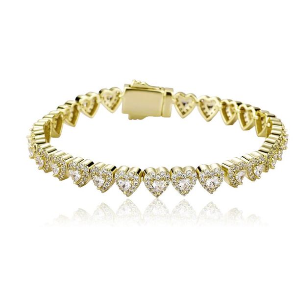 hip hop cz stone bling iced out hearts link chain bracelets bangles for men women rapper jewelry, Black
hip hop cz stone bling iced out hearts link chain bracelets bangles for men women rapper jewelry, Black