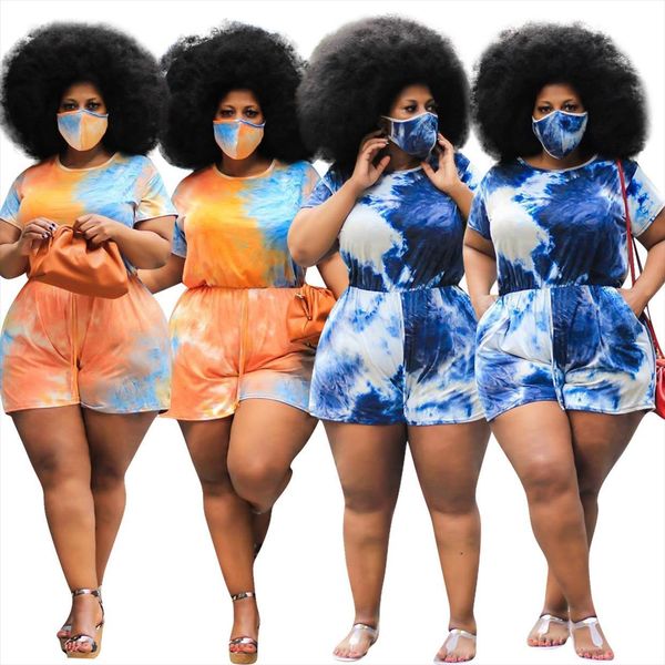 tie dye printing women jumpsuits plus size xl 4xl summer arrivals o neck short sleeve high waist loose rompers, Black;white
tie dye printing women jumpsuits plus size xl 4xl summer arrivals o neck short sleeve high waist loose rompers, Black;white