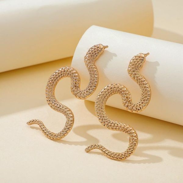 punk crazy twisted snake earrings for women personality gold color metal animal long drop womens brinco fashion jewelry dangle & chandelier, Silver
punk crazy twisted snake earrings for women personality gold color metal animal long drop womens brinco fashion jewelry dangle & chandelier, Silver