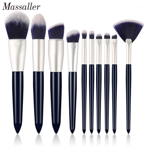 massaller 10pcs soft synthetic hair black makeup brush set large powder foundation eye shadow fan brushes kit for daily make up1
massaller 10pcs soft synthetic hair black makeup brush set large powder foundation eye shadow fan brushes kit for daily make up1