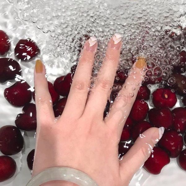 false nails 24pcs milks teas hill wear long paragraph fashion manicure patch save time wearable nail dw, Red;gold
false nails 24pcs milks teas hill wear long paragraph fashion manicure patch save time wearable nail dw, Red;gold