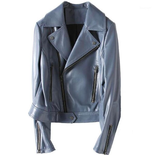 blue color genuine leather short jacket for women - women's biker real professional 100% natural sheepskin&lambsk & faux, Black
blue color genuine leather short jacket for women - women's biker real professional 100% natural sheepskin&lambsk & faux, Black