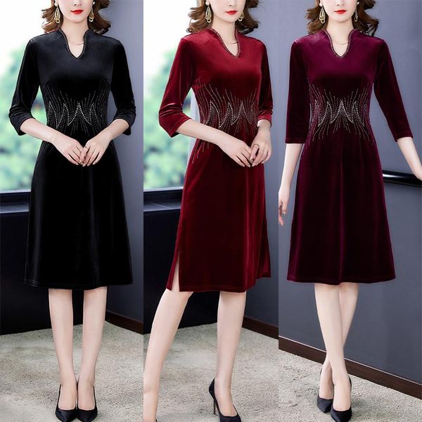 casual dresses coigarsam women dress autumn 2021 cheongsam purple red black traf robe vestidos, Black;gray
casual dresses coigarsam women dress autumn 2021 cheongsam purple red black traf robe vestidos, Black;gray