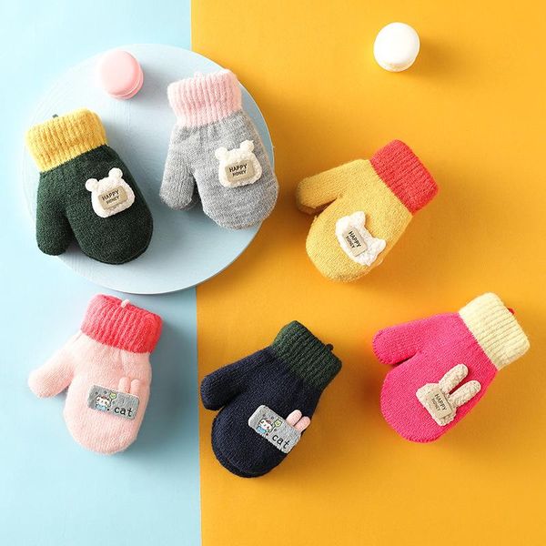 children's mittens gloves autumn winter double layer plus velvet thickening warm cute cartoon 1-6 year old toddler baby, White
children's mittens gloves autumn winter double layer plus velvet thickening warm cute cartoon 1-6 year old toddler baby, White