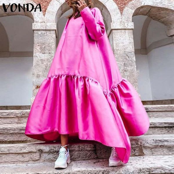 casual dresses swing dress 2021 vonda bohemian asymmetric ruffle maxi long sleeve vestidos patchwork sundress plus size, Black;gray
casual dresses swing dress 2021 vonda bohemian asymmetric ruffle maxi long sleeve vestidos patchwork sundress plus size, Black;gray