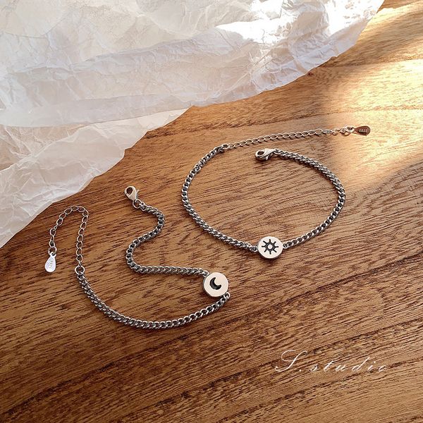 budrovky minimalist round disc moon sun peadent bracelet for women men couple bracelet jewelry gifts wholesaledio chan contact, Silver
budrovky minimalist round disc moon sun peadent bracelet for women men couple bracelet jewelry gifts wholesaledio chan contact, Silver