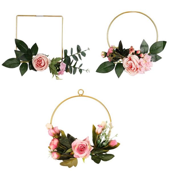 decorations for home simulation round square wall hanging door wreath ornament decorative flowers & wreaths 
decorations for home simulation round square wall hanging door wreath ornament decorative flowers & wreaths