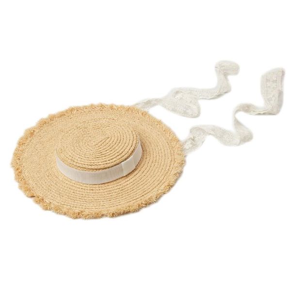 wide brim hats 2021 kids boys girls summer shallow flat straw hat banded lace ribbon chin strap sun beach cap, Blue;gray
wide brim hats 2021 kids boys girls summer shallow flat straw hat banded lace ribbon chin strap sun beach cap, Blue;gray