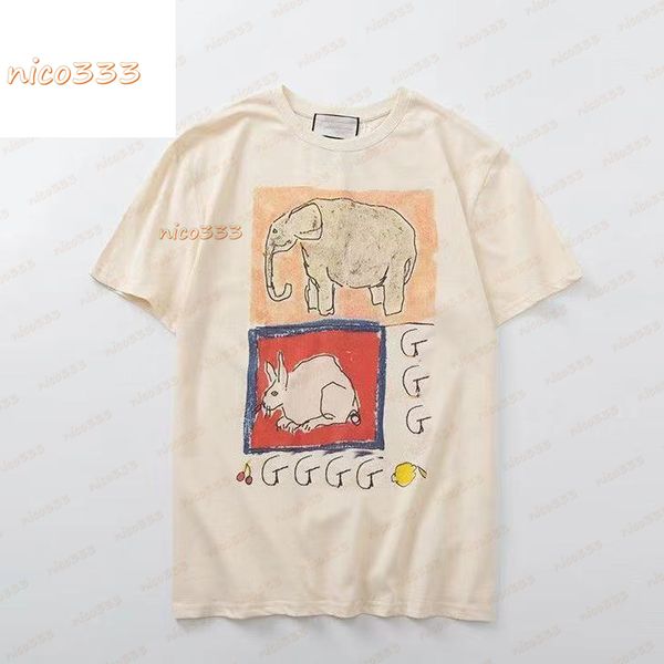 genuine t-shirt spring summer g cotton zoo rabbit elephant print letter joint short-sleeved men and women size s-2xl, White;black
genuine t-shirt spring summer g cotton zoo rabbit elephant print letter joint short-sleeved men and women size s-2xl, White;black