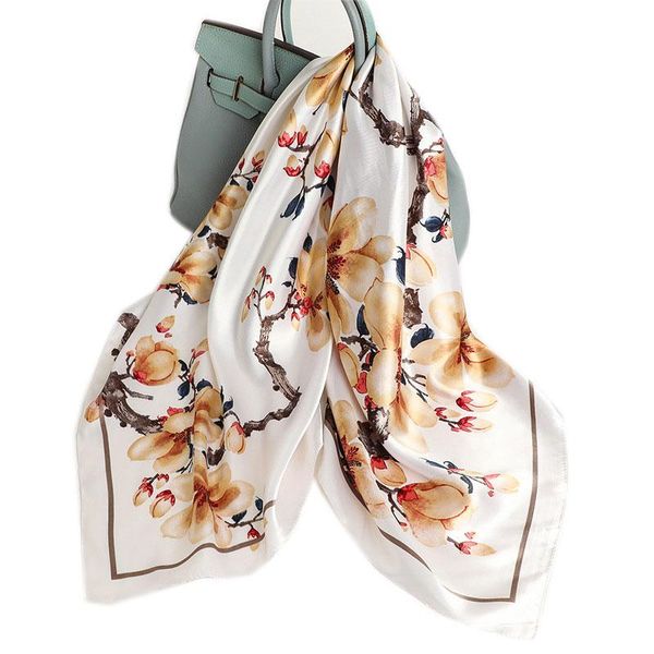 scarves 2021 silk square scarf women foulard shawl wrap neckerchief pashmina bandana bag fashion lady spring hijab, Blue;gray
scarves 2021 silk square scarf women foulard shawl wrap neckerchief pashmina bandana bag fashion lady spring hijab, Blue;gray