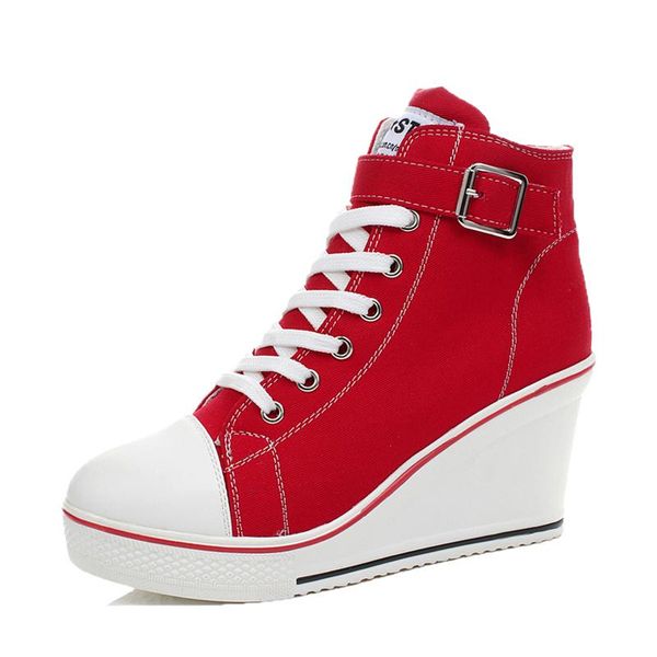 heighten 8cm platform wedges shoes woman canvas round toe side zipper casual fashion retro office lady brand design dress, Black
heighten 8cm platform wedges shoes woman canvas round toe side zipper casual fashion retro office lady brand design dress, Black