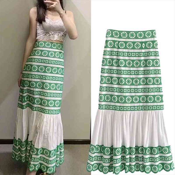 za summer green half length women skirt embroidery hollow out splicing color side zipper hem casual chic lace skirts, Black
za summer green half length women skirt embroidery hollow out splicing color side zipper hem casual chic lace skirts, Black