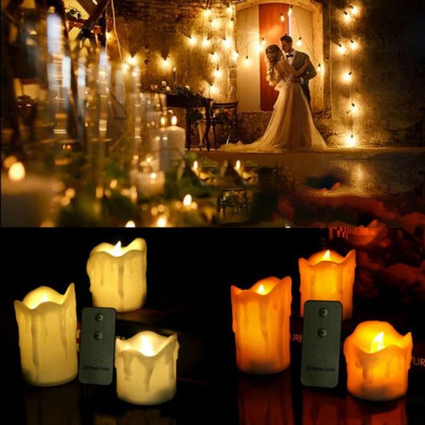 candles 3pcs flameless led electronic candle christmas decoration tearful plastic shell remote control light
candles 3pcs flameless led electronic candle christmas decoration tearful plastic shell remote control light