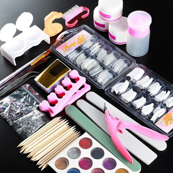 nail art kits acrylic powder glitter kit false tips decoration tools 
nail art kits acrylic powder glitter kit false tips decoration tools