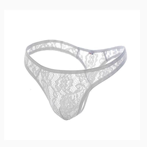 Men's Underpants Lace Thong Sexy Transparent T-pants, Black;white
Men's Underpants Lace Thong Sexy Transparent T-pants, Black;white