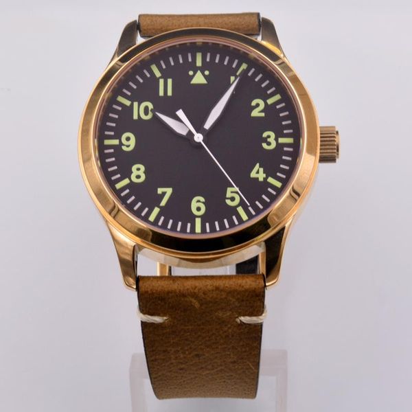wristwatches mens watch 42mm sterile dial luminous rosegold case sapphire glass military miyota8215 automatic mechanical, Slivery;brown
wristwatches mens watch 42mm sterile dial luminous rosegold case sapphire glass military miyota8215 automatic mechanical, Slivery;brown