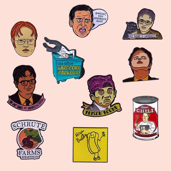 pins, brooches zf1437 american drama the office series clothing accessories enamel pin brooch creative denim coat lapel badge jewelry gift, Gray
pins, brooches zf1437 american drama the office series clothing accessories enamel pin brooch creative denim coat lapel badge jewelry gift, Gray