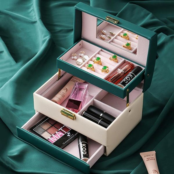 cosmetic bags & cases dustproof jewelry organizer large ring necklace makeup lipstick beauty holder box with lock women waterproof
cosmetic bags & cases dustproof jewelry organizer large ring necklace makeup lipstick beauty holder box with lock women waterproof