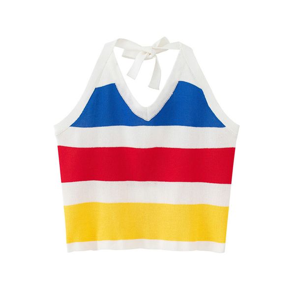 v-neck sleeveless knitted tank womens female fitness vest for ladies summer s striped knit 210430, White
v-neck sleeveless knitted tank womens female fitness vest for ladies summer s striped knit 210430, White