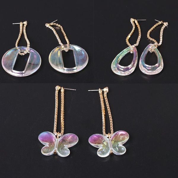 dangle & chandelier transparent rhinestone chain earrings fashion acrylic round water drop butterfly shape for women trendy korean jewelry, Silver
dangle & chandelier transparent rhinestone chain earrings fashion acrylic round water drop butterfly shape for women trendy korean jewelry, Silver